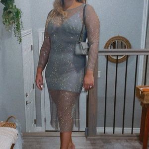 Worn once fits small medium two pcs elastic material